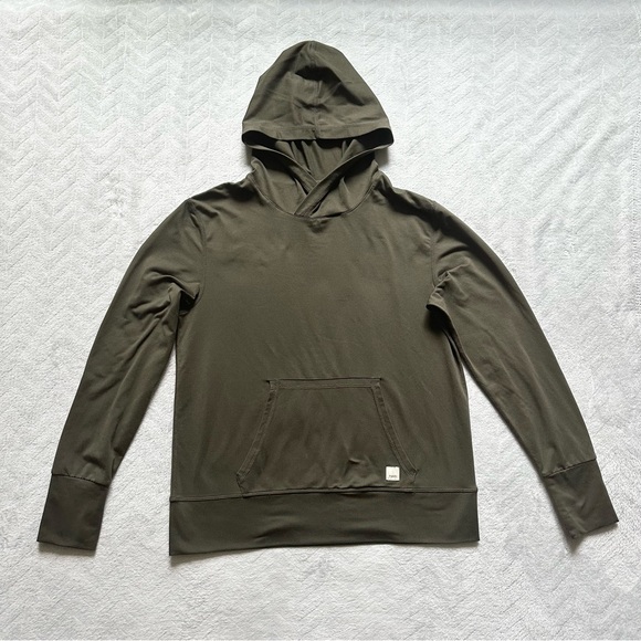 Vuori Halo Performance Pullover Hoodie Style #VW213 Olive Green Size XS - Picture 2 of 8